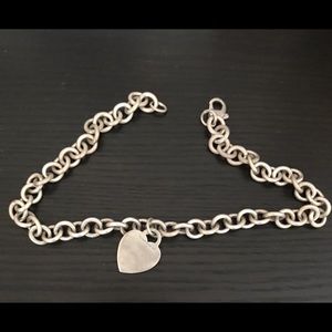 Tiffany heart tag necklace